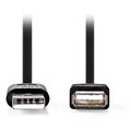 nedis ccgb60010bk30 usb 20 cable a male a female 30 m black extra photo 1
