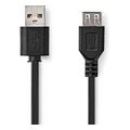 nedis ccgb60010bk30 usb 20 cable a male a female 30 m black extra photo 2