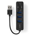 nedis ccgb60250bk01 usb 20 hub 1x usb a 3x usb a female 5 portss sd microsd extra photo 3