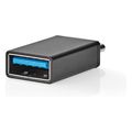 nedis ccgb64915bk usb 32 gen 1 adapter usb c male usb a female 5gbps otg blackp extra photo 2