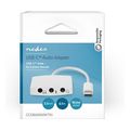 nedis ccgb65900wt01 usb 20 type c adapter usb c male 35mm female 010m white extra photo 3