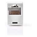 nedis ccgb89005wt network coupler cat5 rj45 female rj45 female whitep extra photo 1