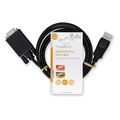 nedis ccgl37301bk20 vga cable displayport male vga male 200m black extra photo 2