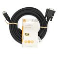 nedis ccgl59000bk50 vga cable vga male vga male 500m black extra photo 2 nedis ccgl59000bk50 vga cable vga male vga male 500m black extra photo 2