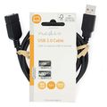 nedis ccgl60010bk10 usb 20 cable usb a male usb a female 100m black extra photo 2