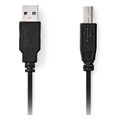 nedis ccgl60100bk50 usb 20 cable usb a male usb b male 10w 480 mbps 500m black extra photo 1