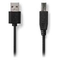 nedis ccgl60101bk20 usb 20 cable usb a male usb b male 200m black extra photo 1