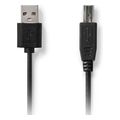 nedis ccgl60101bk30 usb 20 cable usb a male usb b male 45w 480mbps 300m black extra photo 1