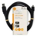 nedis ccgl60300bk20 usb 20 cable usb a male usb mini b 5pin male 200m black extra photo 2