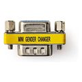 nedis ccgp52812me d sub coupler d sub 9 pin male d sub 9 pin female metal extra photo 3