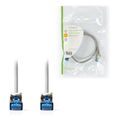 nedis ccgp85330gy05 cat6a cable s ftp rj45 male rj45 male 050 m round lszh grey polybag extra photo 1