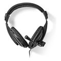nedis chst210bk pc headset over ear stereo 1x 35mm 2x 35mm black extra photo 2