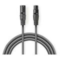 nedis coth15010gy30 balanced xlr audio cable xlr 3 pin male xlr 3 pin female 30 m grey extra photo 2