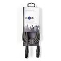 nedis coth15010gy30 balanced xlr audio cable xlr 3 pin male xlr 3 pin female 30 m grey extra photo 3