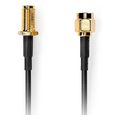 nedis csgl02010bk50 sma cable sma male sma female 50ohm 500m black extra photo 2 nedis csgl02010bk50 sma cable sma male sma female 50ohm 500m black extra photo 2