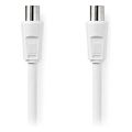 nedis csgl40000wt100 coax cable iec coax male iec coax female 100m whitec extra photo 2