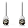 nedis csgl41000wt15 satellite antenna cable f male f male 150m white extra photo 1