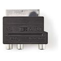 nedis cvgb31902bk switchable scart adapter scart male s video female 3x rca female black extra photo 3 nedis cvgb31902bk switchable scart adapter scart male s video female 3x rca female black extra photo 3