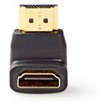 nedis cvgb34901bk hdmi adapter hdmi connector hdmi female angled 90 blackp extra photo 1