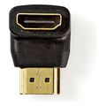 nedis cvgb34901bk hdmi adapter hdmi connector hdmi female angled 90 blackp extra photo 2