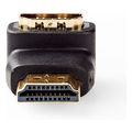 nedis cvgb34901bk hdmi adapter hdmi connector hdmi female angled 90 blackp extra photo 3