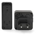 nedis doorb310bk2 wireless doorbell set with 2 receivers and 58 melodies blackp extra photo 4