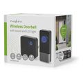 nedis doorb310bk wireless doorbell set with 1 receiver and 58 melodies black extra photo 5