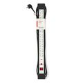 nedis esc103spf1pro extension socket type f cee 7 7 10 way 300m 3680w 16a h05vv f 3g15mm black extra photo 2