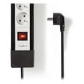 nedis exso830f1pro extension socket type f cee 7 7 8 way 300m 3680w 16a h05vv f 3g15mm extra photo 1