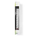 nedis exso830f1pro extension socket type f cee 7 7 8 way 300m 3680w 16a h05vv f 3g15mm extra photo 2