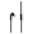 nedis hpwd2021bk wired earphones 35mm with cable length 120m built in microphone black extra photo 1 nedis hpwd2021bk wired earphones 35mm with cable length 120m built in microphone black extra photo 1