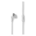 nedis hpwd2021wt wired earphones 35mm with cable length 120m built in microphone white extra photo 1 nedis hpwd2021wt wired earphones 35mm with cable length 120m built in microphone white extra photo 1