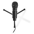 nedis mictj100bk wired microphone on off button with tripod 35 mm extra photo 3