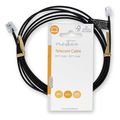 nedis tcgl90200bk20 telecom cable rj11 male rj11 male 200m black extra photo 2
