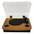 denver vpl 230b turntable with usb for recording from turntable brown extra photo 2