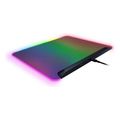 razer firefly v2 pro phantom green rgb gaming mousepad usb hub backlitlighting extra photo 2