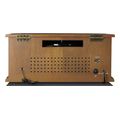 lenco classic phono tcd 2551wd wooden retro turntable with bt am fm radio usb encoding and speaker extra photo 3