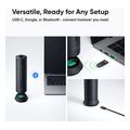 insta360 wave graphite black ai speakerphone for meetings recordings podcasts live streams extra photo 3