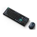 keychron b33 combo kcbd1 gr wireless keyboard and mouse 80 gr layout black green extra photo 1