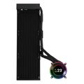 lian li hydroshift ii lcd c 360 no fans black aio cpu liquid cooler extra photo 2