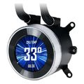 lian li hydroshift ii lcd c 360 no fans black aio cpu liquid cooler extra photo 3