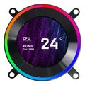 lian li hydroshift ii lcd c 360 no fans black aio cpu liquid cooler extra photo 5