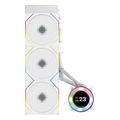 lian li hydroshift ii lcd c 360 rgb tl fan white aio cpu liquid cooler with tl rgb fans extra photo 2