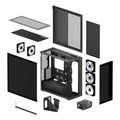 arctic xtender black mirrow black window with gpu vertical mount mid tower case w a rgb fans extra photo 4 arctic xtender black mirrow black window with gpu vertical mount mid tower case w a rgb fans extra photo 4