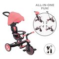 globber trikyklo trike explorer 4 in 1 coral pink 634 110 extra photo 4