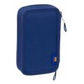 safta fc barcelona double filled pencil case 28pcs navy blue extra photo 1