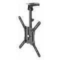 gembird full motion tv ceiling mount 23 55 vesa 400x400 black cm 55st 01 extra photo 3
