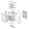 case asus tuf gaming gt502 horizon argb white mid tower tempered glass extra photo 11