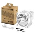 set of fans asus prime mr120 argb reverse 3 in 1 white edition 120x120x28 mm extra photo 4