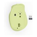 hama wm 500 wireless mouse ergonom 6 buttons w o click noise battery green extra photo 3